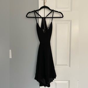 Black Lulus Skater Dress
